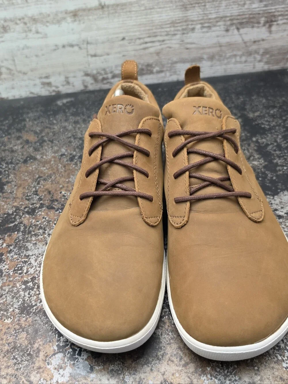 Mens Xero Glenn Minimalist Sneakers Shoes Sz 11 M Brown Nubuck Barefoot